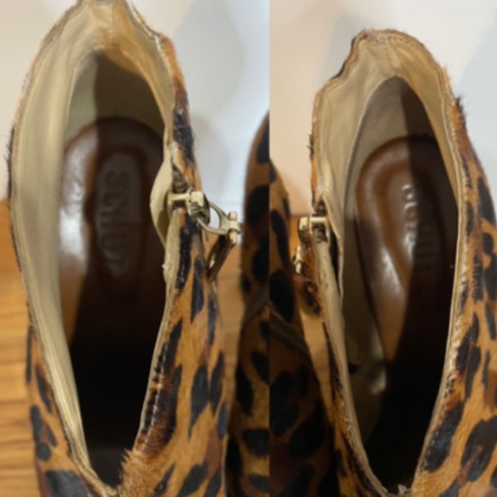 ! Schulz Sexy Leopard 🐆 5’ heel Boots-Size 8 - Picture 7 of 16
